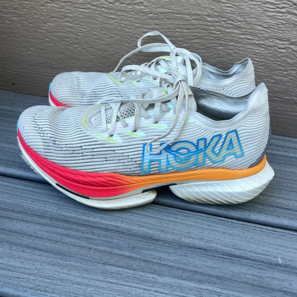 Hoka One One Cielo X1 Mens 10/ Womens 11 Running Shoes Sneakers Frost Cerise